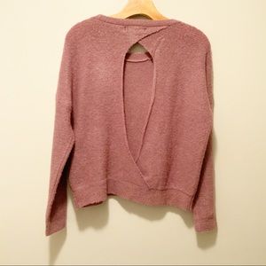 Forever 21 open back sweater